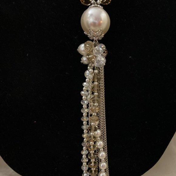 💖 Large fashion Bobble Pearls Necklace and Matching Earrings /NS62 - Picture 4 of 5